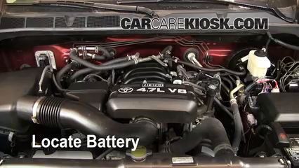 2008 Toyota Tundra SR5 4.7L V8 Crew Cab Pickup Battery Replace